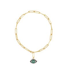 Green Evil Eye Necklace