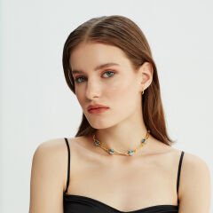 In Line Owls Necklace